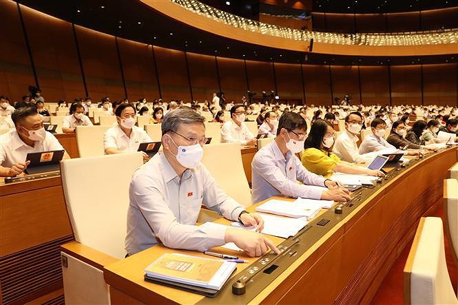 越南第十五届国会第一次会议：任期2021~2026年越南政府组织机构包括18个部委和4个部级机构 hinh anh 2