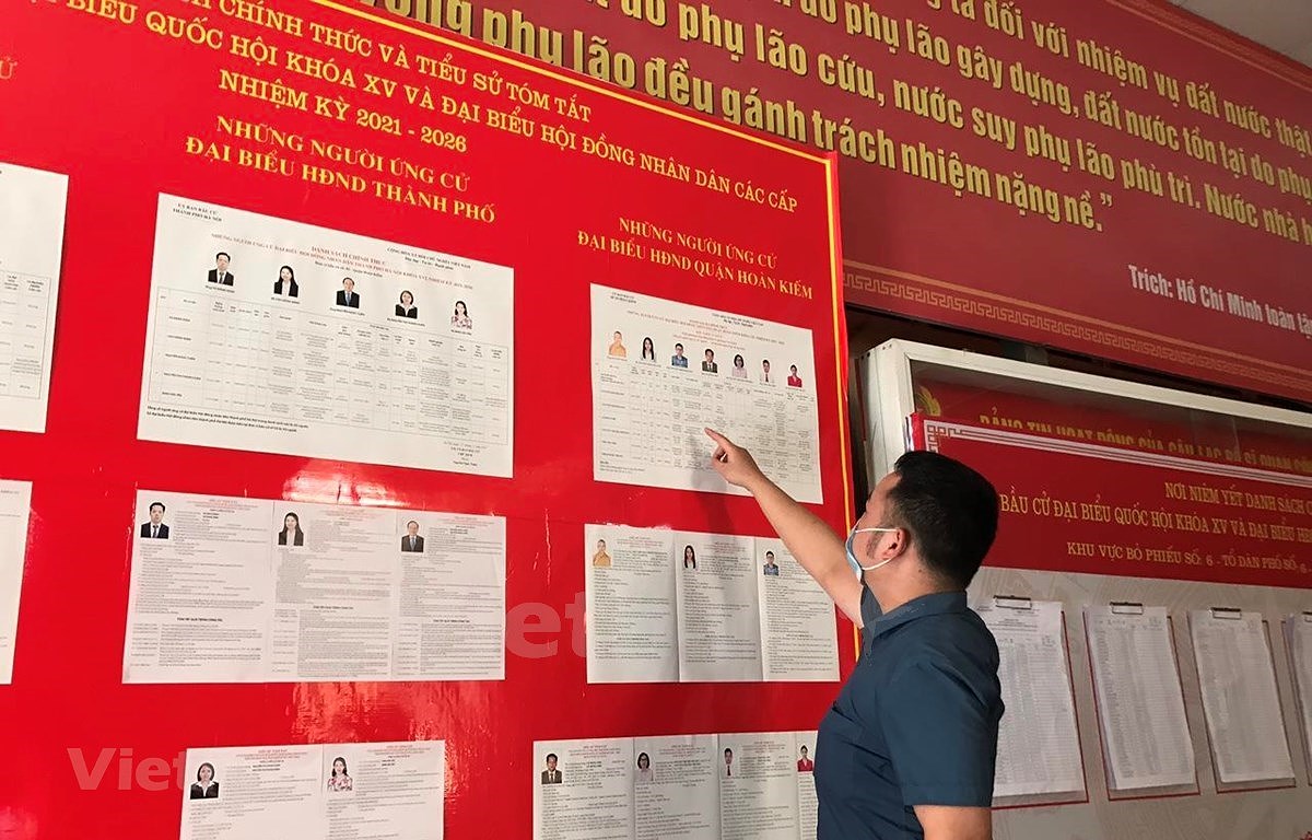 越南国会与各级人民议会换届选举：选民为国家选出优秀人才 hinh anh 1