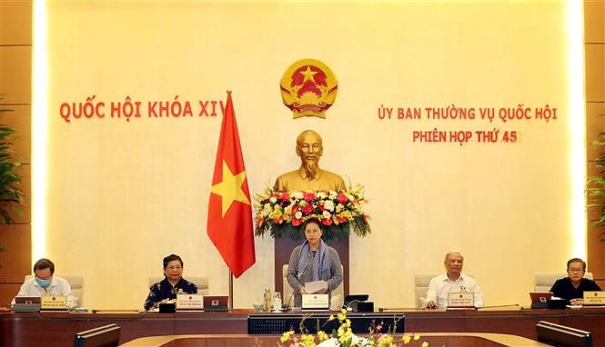 越南国会常委会第45次会议开幕 hinh anh 1
