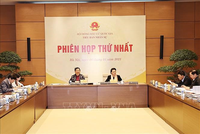 国家选举委员会人事小组举行第一次会议 hinh anh 1