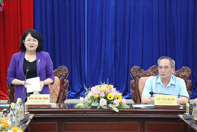 国家副主席邓氏玉盛：薄辽省需做好选举前、选举中和选举后宣传工作 hinh anh 2