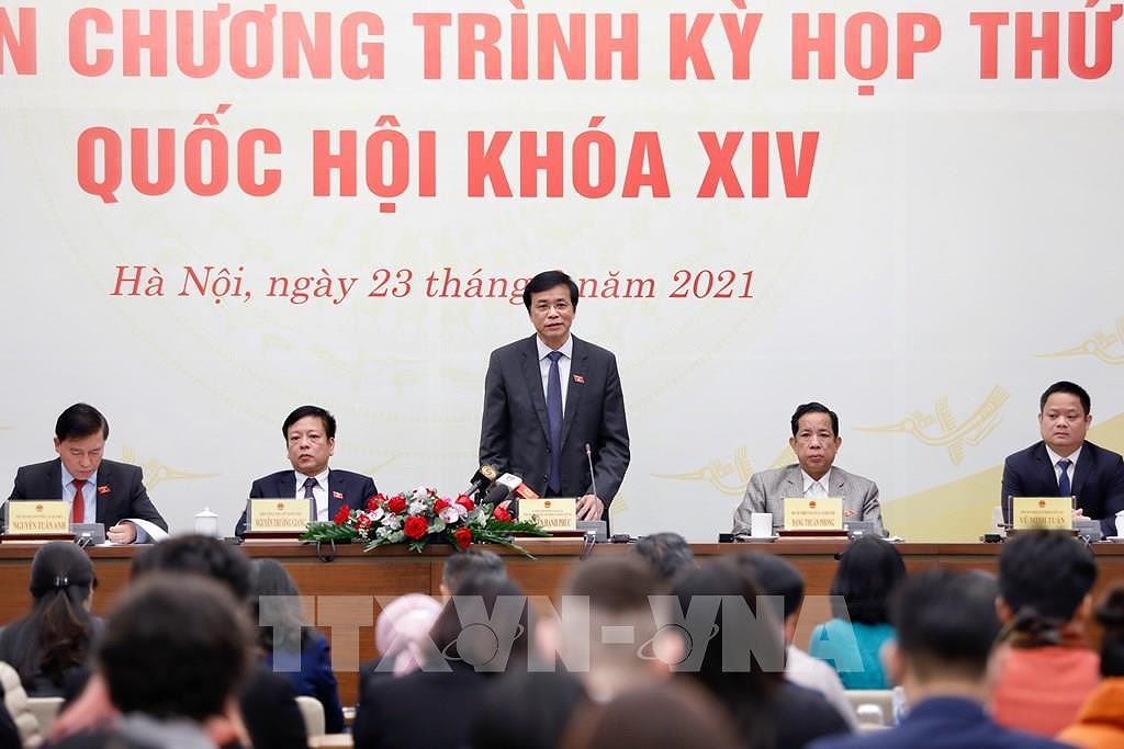 越南第十四届国会第十一次会议讨论确定国家主要领导 hinh anh 1