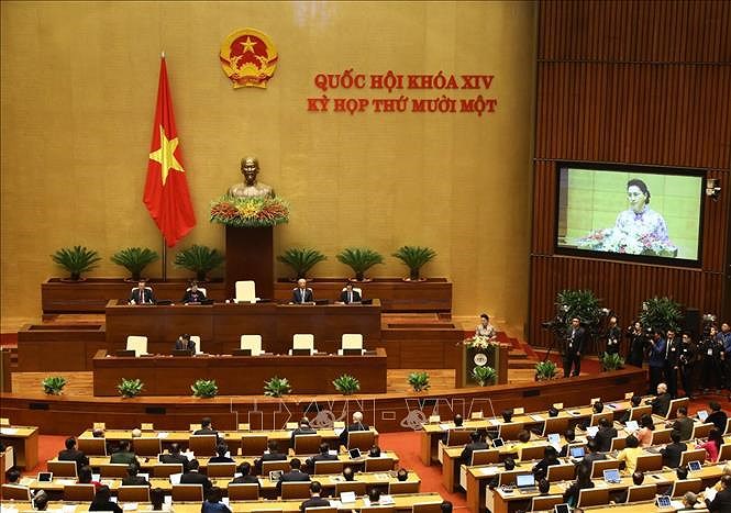 越南第十四届国会第十一次会议隆重开幕 hinh anh 2