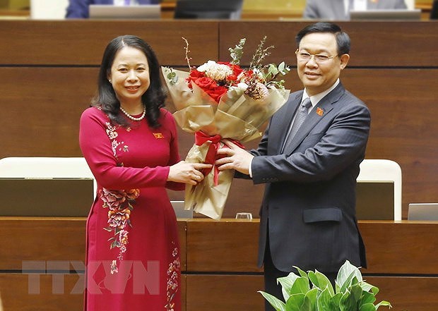 十四届国会十一次会议：武氏映春当选为越南社会主义共和国副主席 hinh anh 1