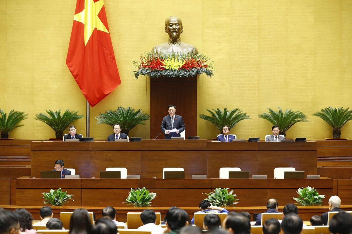 越南第十四届国会第十一次会议举行闭幕会 hinh anh 1