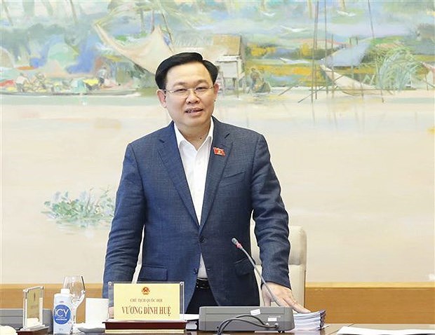 国会主席王廷惠是海防市第三选举单位的第十五届国会代表候选人 hinh anh 1
