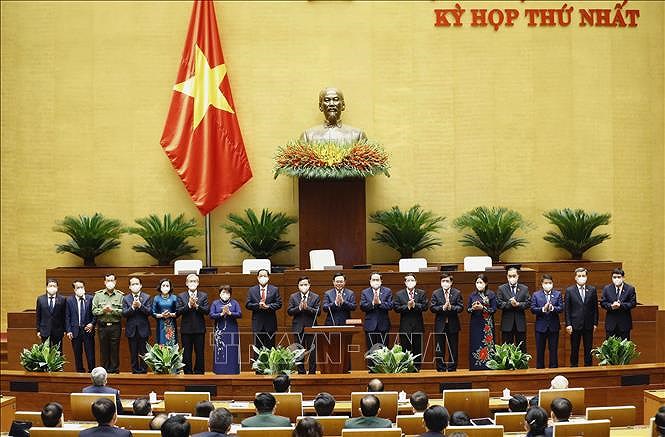 越南第十五届国会第一次会议新闻公报（第一号） hinh anh 1
