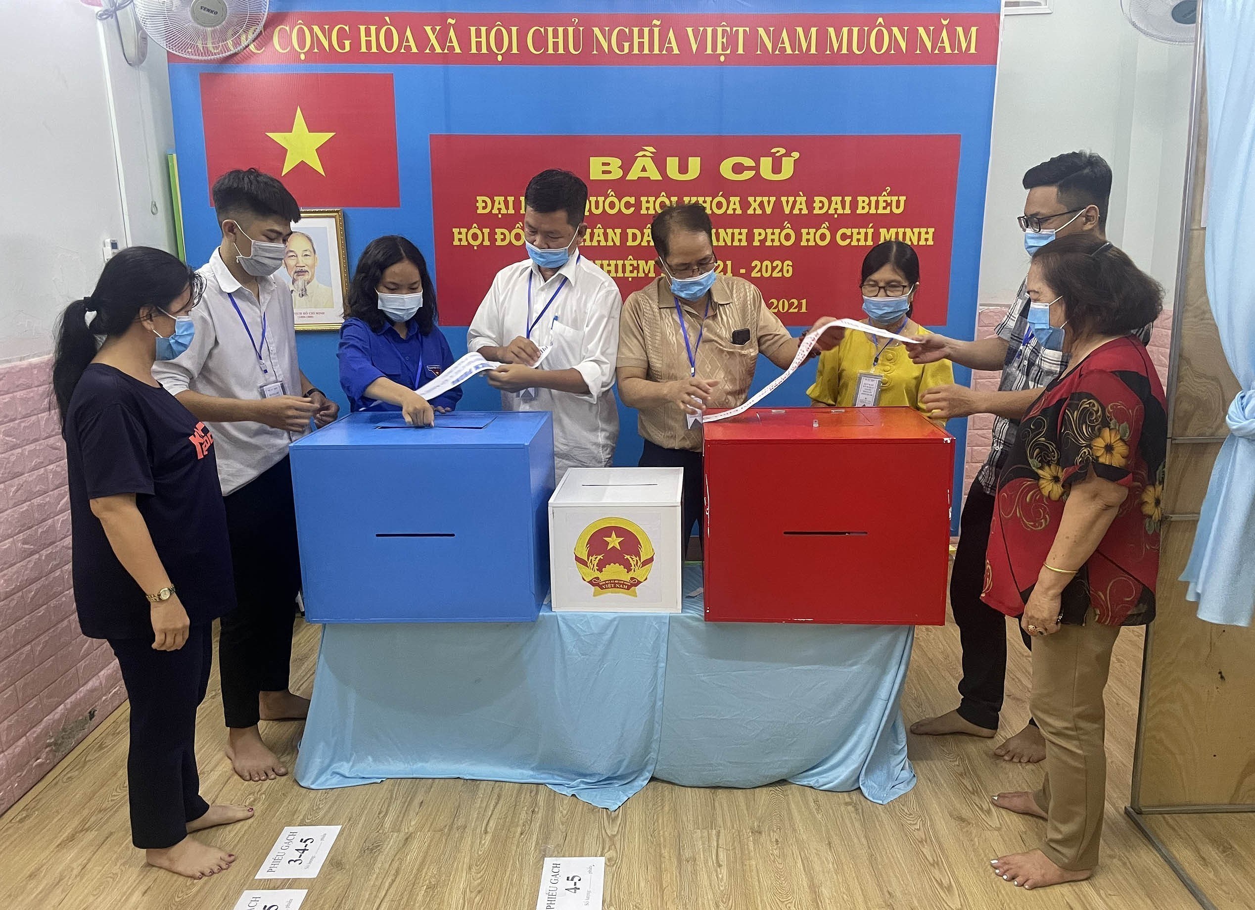 National election: turnout rate at 95.65 percent as of 17:30 hinh anh 2