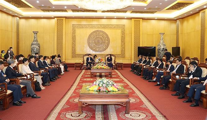 Speaker of Korean National Assembly visits Ninh Binh province hinh anh 4