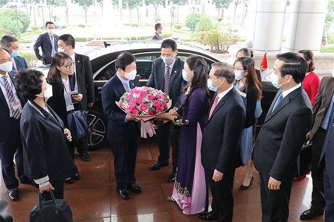 Speaker of Korean National Assembly visits Ninh Binh province hinh anh 1