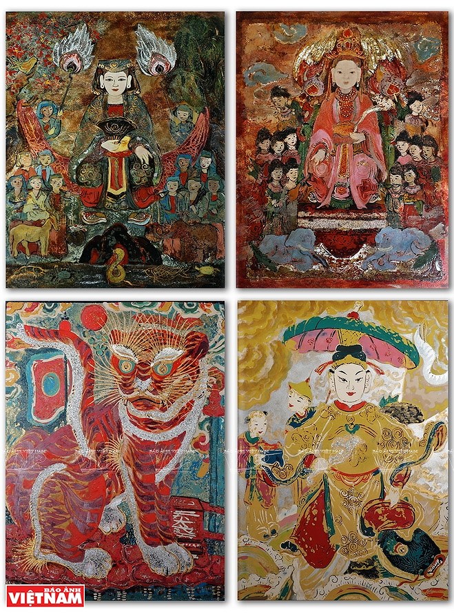 Reviving Hang Trong folk paintings from traditional materials hinh anh 10