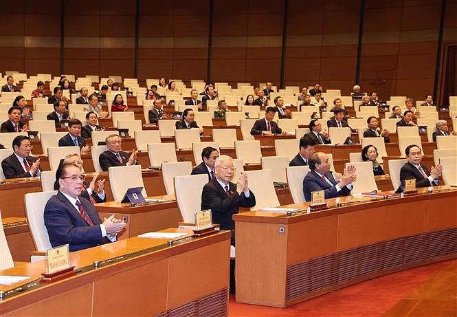 10th session of 14th National Assembly opens hinh anh 2