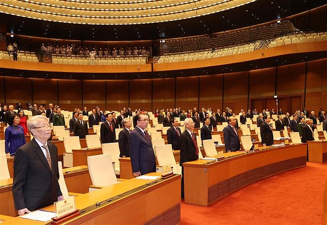 10th session of 14th National Assembly opens hinh anh 3