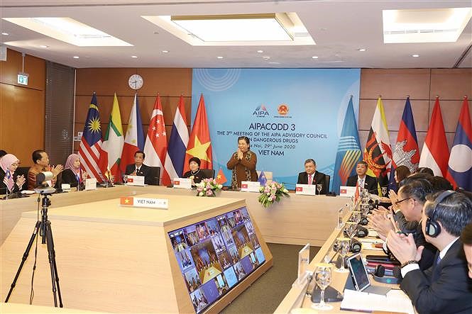 AIPA advisory council meets to reinforce cooperation in drug fight hinh anh 1