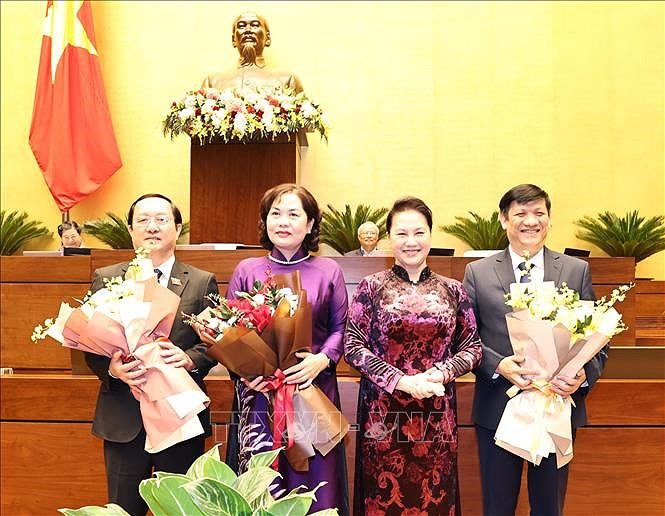 National Assembly ratifies appointment of senior government officials, judges hinh anh 1