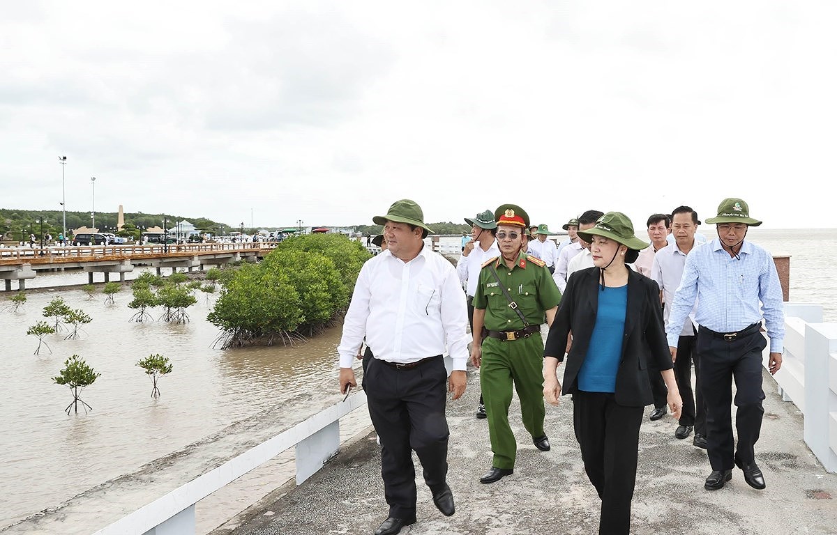 Coastal erosion prevention an urgent task: NA Chairwoman hinh anh 1