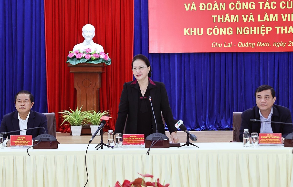 NA Chairwoman hails Quang Nam's efforts amid COVID-19, natural disasters hinh anh 1