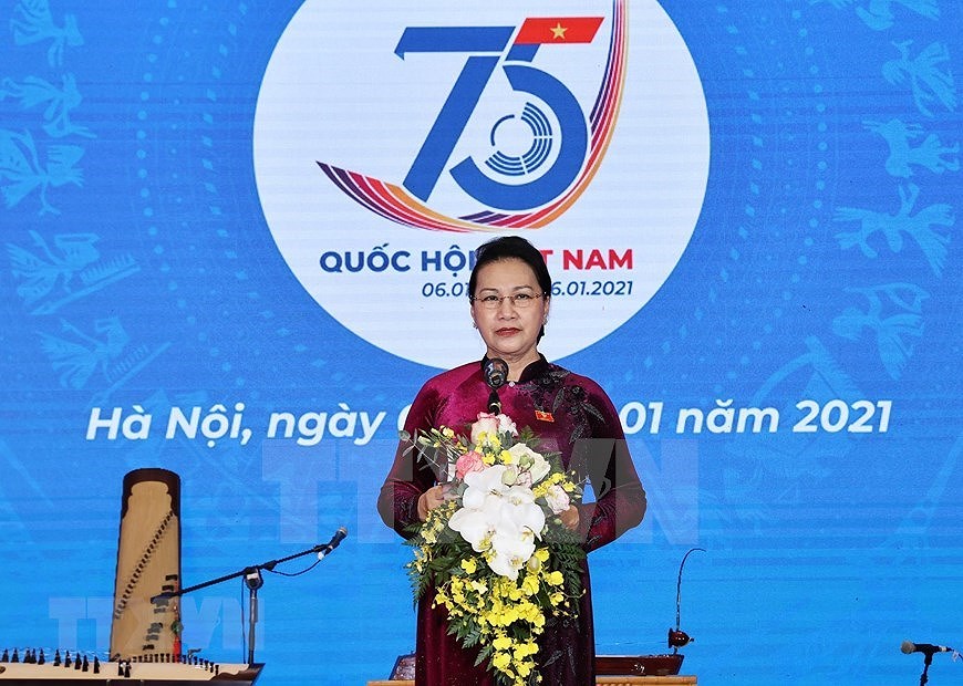 Generations of legislators meet to mark 75 years of first NA election hinh anh 1