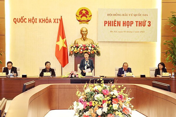 Top legislator chairs National Election Council's third meeting hinh anh 1