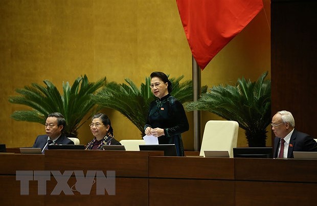 Nguyen Thi Kim Ngan relieved from chairmanship of NA, National Election Council hinh anh 1