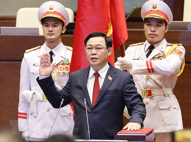 Cambodian NA President congratulates new Vietnamese NA Chairman hinh anh 1