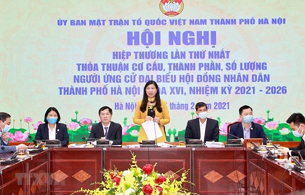Dossiers from Hanoi candidates for 15th NA election counted hinh anh 1
