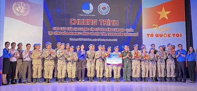 Exchange held between Vietnamese peacekeepers, HCM City’s youths hinh anh 1