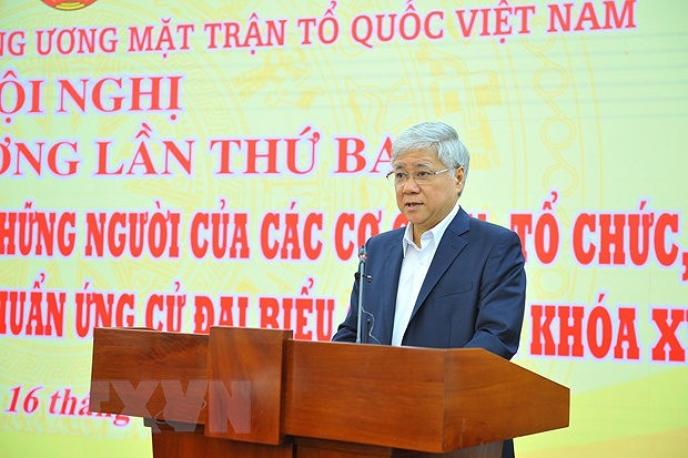 Third central-level consultative conference adopts list of candidates for upcoming election hinh anh 1