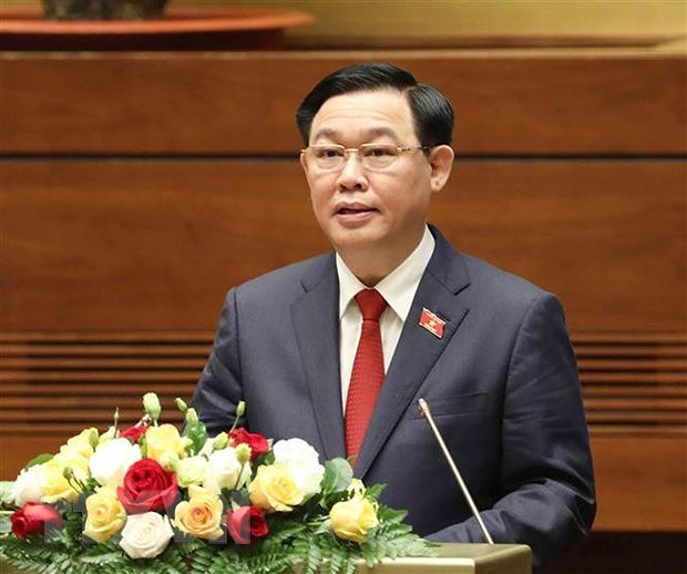Foreign parliament leaders congratulate new NA Chairman hinh anh 1