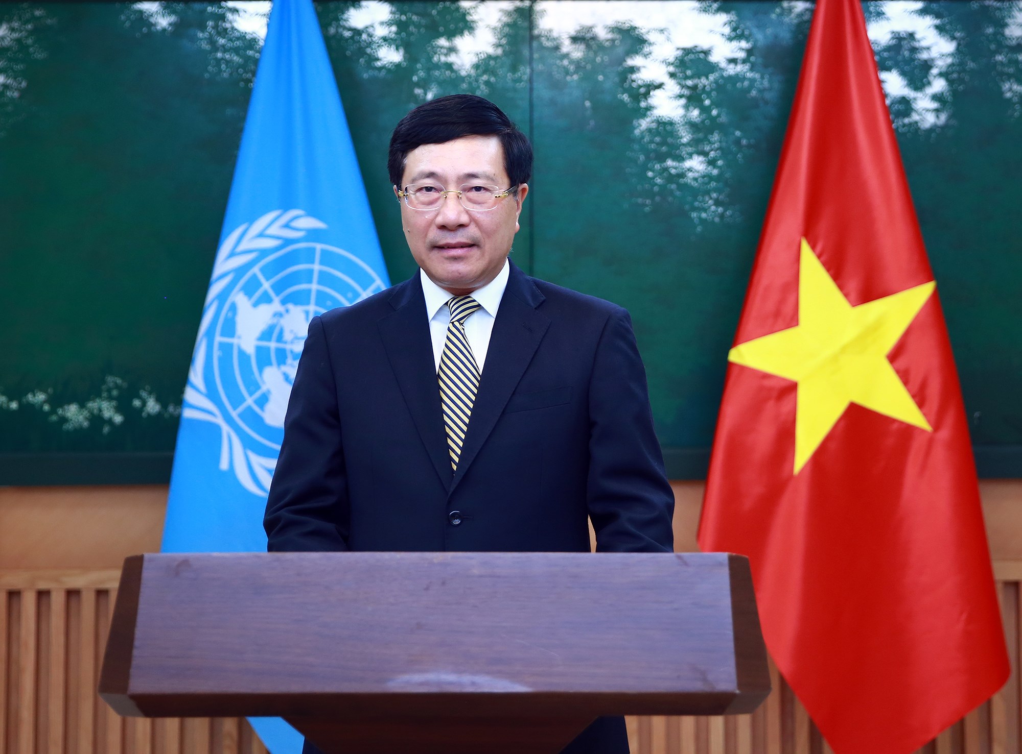 Deputy PM sends message to 77th Session of UNESCAP hinh anh 1