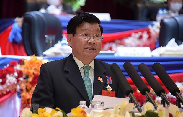 Lao Party General Secretary and President to pay official visit to Vietnam hinh anh 1