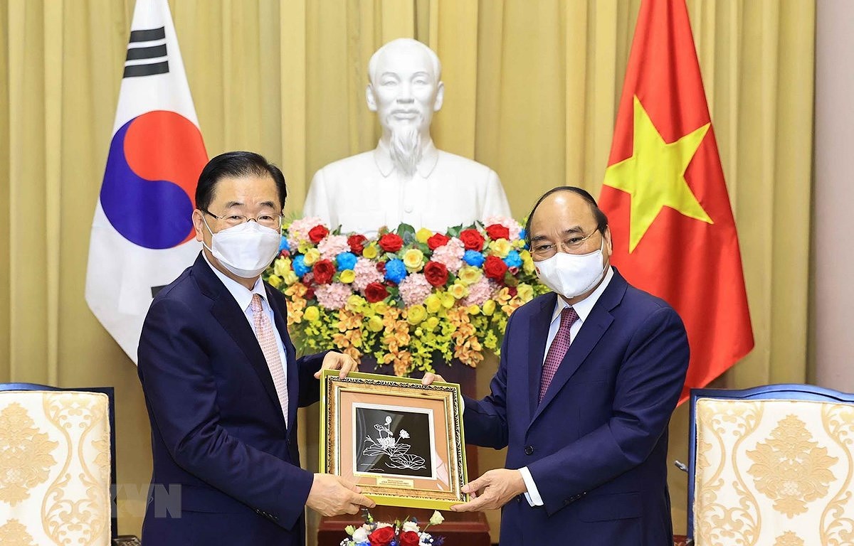 State President receives RoK Foreign Minister hinh anh 1