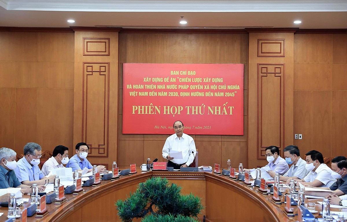 Building rule-of-law State to better serve people: President hinh anh 1