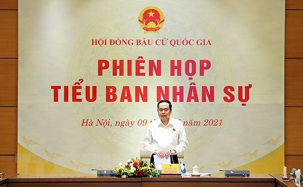 Personnel sub-committee of National Election Council convenes 4th meeting hinh anh 1
