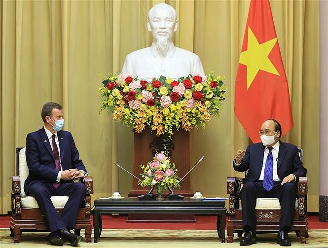 President hosts Australian minister for trade, tourism and investment hinh anh 1