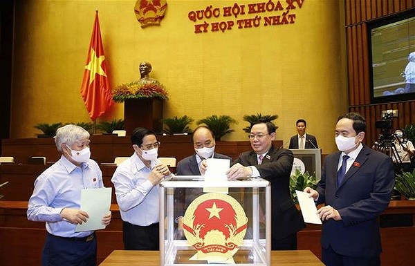 Bui Van Cuong re-elected as General Secretary of 15th National Assembly hinh anh 1