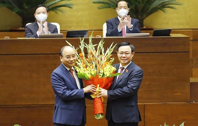 Nguyen Xuan Phuc elected as State President for 2021-2026 hinh anh 2