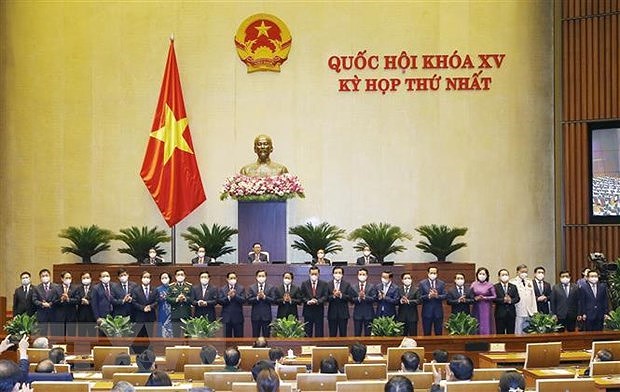 Resolution on appointment of 18 ministers, four cabinet members passed hinh anh 1