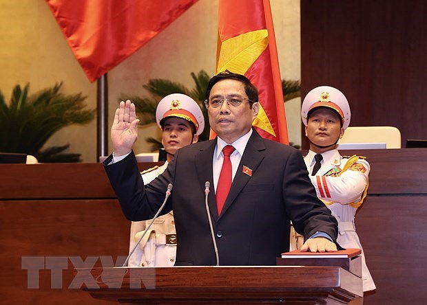 DPRK Cabinet Premier congratulates newly-elected Vietnamese PM hinh anh 1