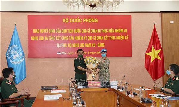 Another female officer assigned to UN peacekeeping mission hinh anh 1