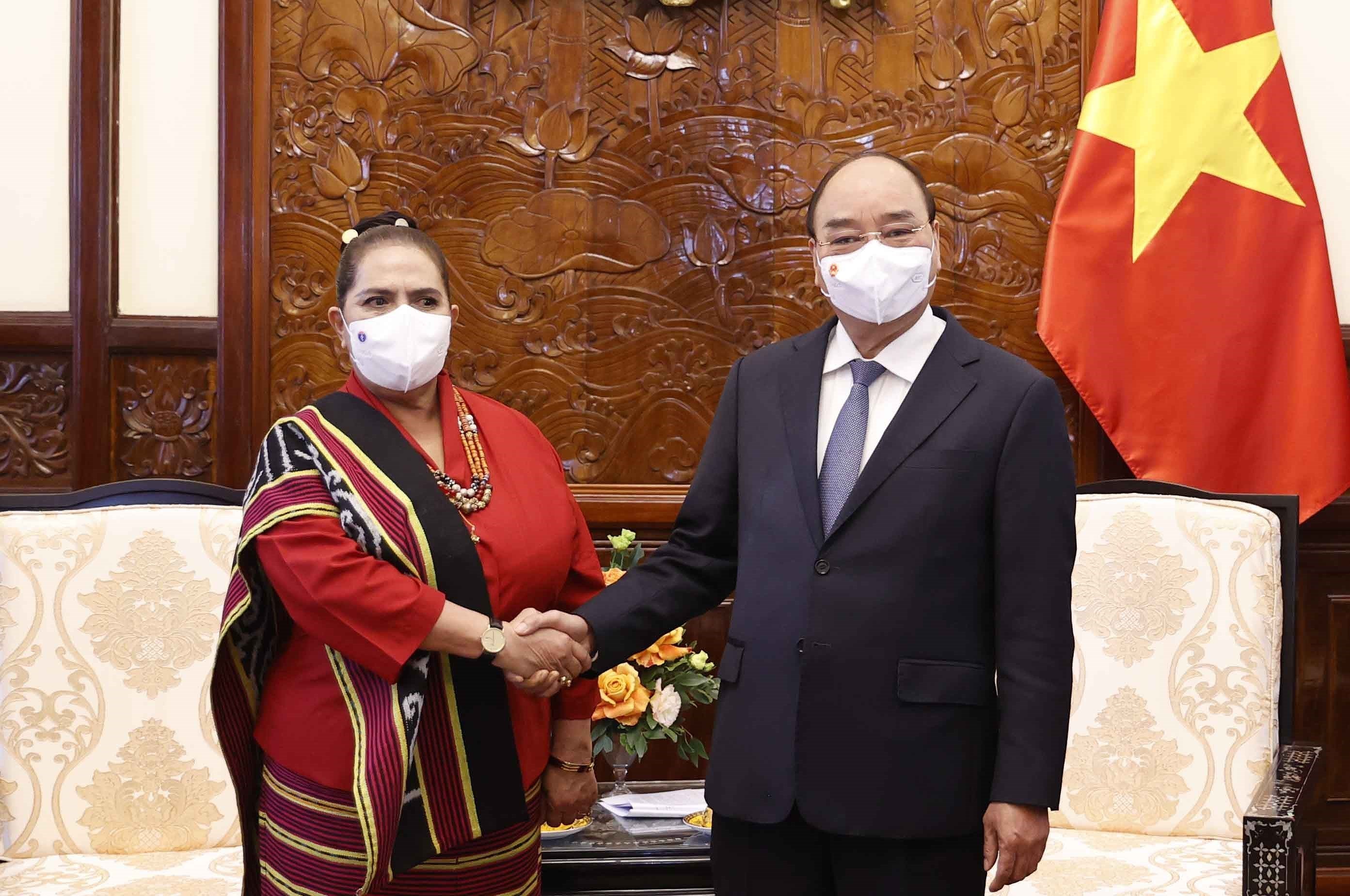 President Nguyen Xuan Phuc receives new foreign ambassadors hinh anh 3