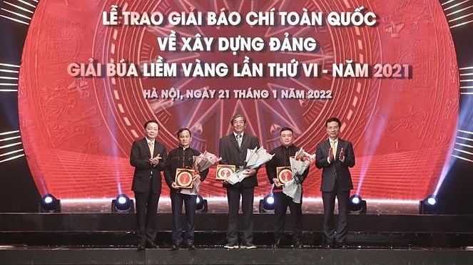Winners of Party building press awards 2021 announced hinh anh 1