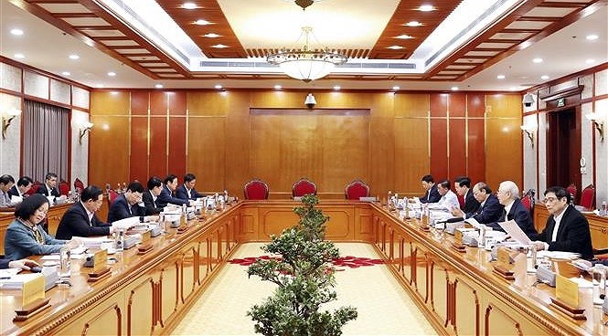 Politburo meeting discusses Mekong Delta development, anti-corruption issues hinh anh 1