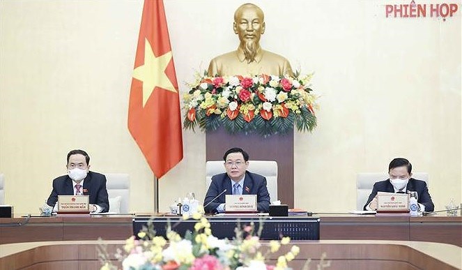 NA Standing Committee scrutinises State budget estimate of non-refundable aid hinh anh 1