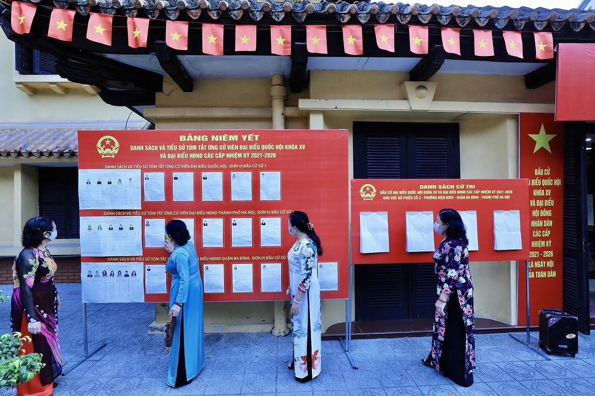 Primeras imagenes de elecciones legislativas en Vietnam hinh anh 11