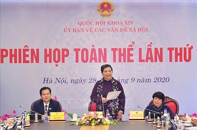 Inauguran XVIII reunion de Comision de Asuntos Sociales del Parlamento vietnamita hinh anh 1