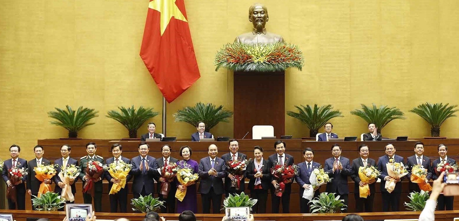 Aprueba Parlamento designacion de 12 ministros y titulares de sectores de Vietnam hinh anh 1