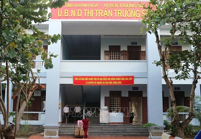 Ciudadanos en archipielago vietnamita de Truong Sa listos para las elecciones hinh anh 1
