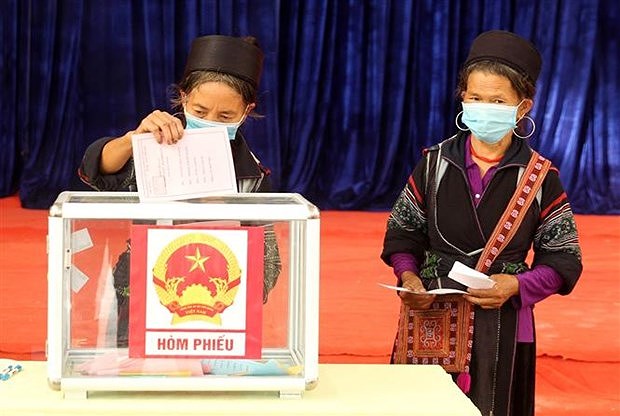 Alta tasa de participacion en elecciones refleja confianza de la poblacion en el Partido y Estado hinh anh 1