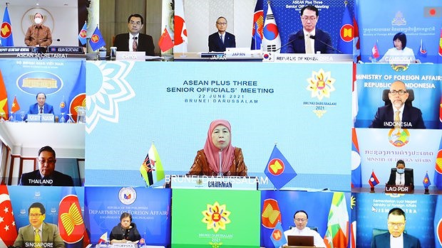 Instan a fomentar cooperacion ASEAN+3 en lucha contra COVID-19 hinh anh 1